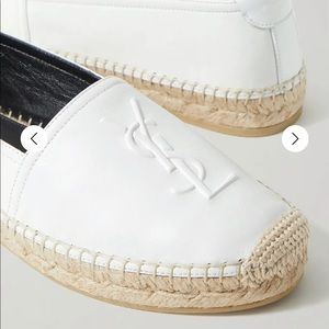 YSL  leather espadrilles